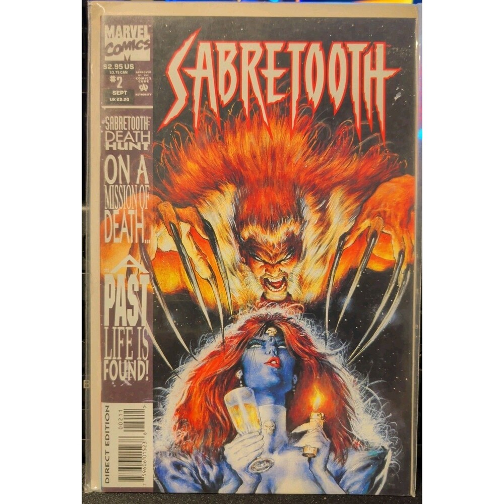 Sabretooth #2 - 1993 Marvel Comics - Excellent Condition - Looks Fantastic!